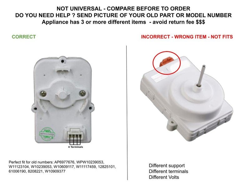 GLOB PRO SOLUTIONS UDQR107A1 CKD3095 Condenser Fan Motor - Image 4